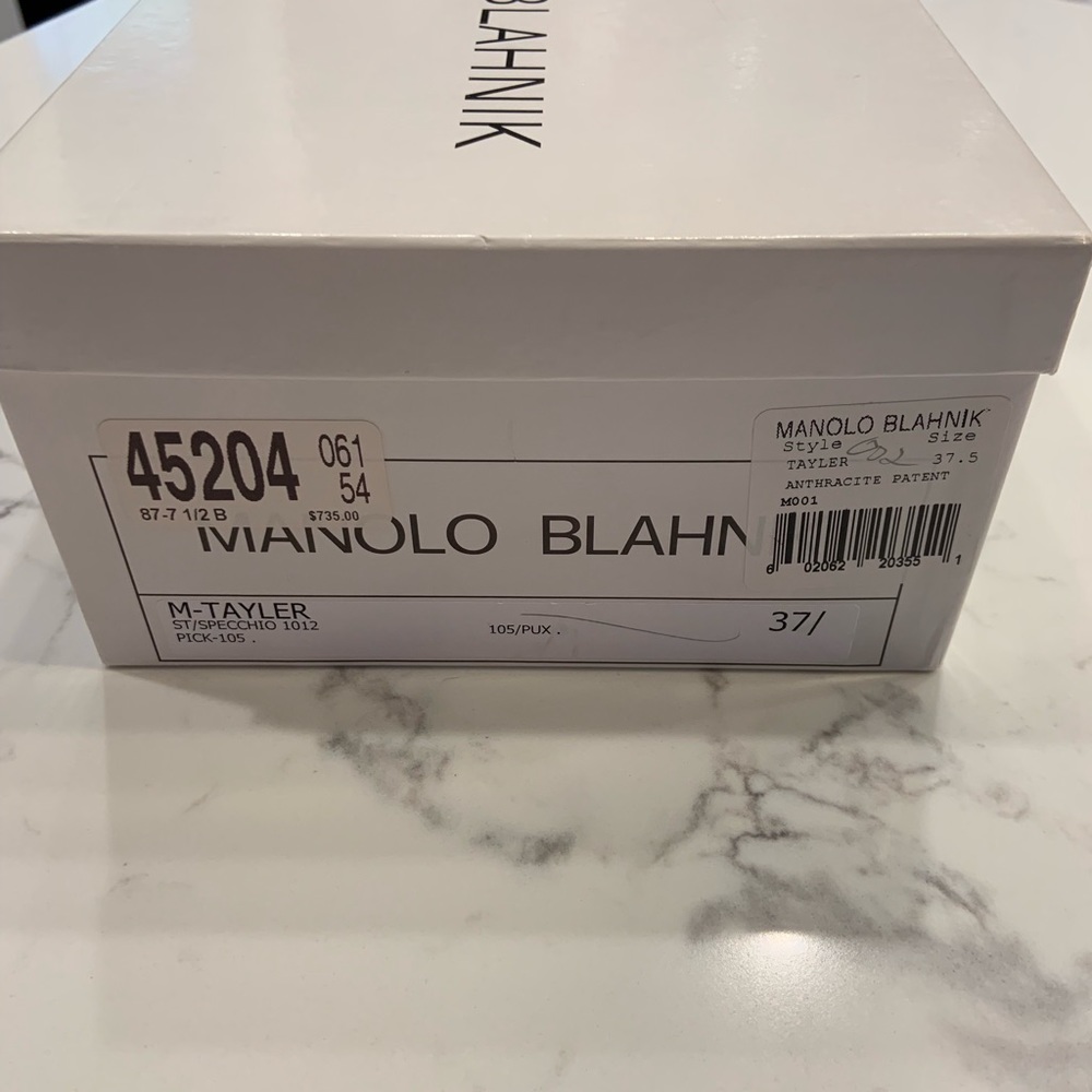 Manolo Blahnik Silver D’Orsay Heels - Picture 6 of 6